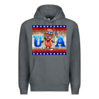 Rock usa hot dog Premium Hoodie - BarkalooDesign