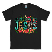 Black all my hope is in jesus Classic Tee - Jasminsmagicworld