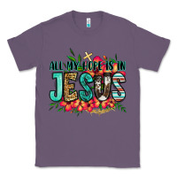 Lavender all my hope is in jesus Classic Tee - Jasminsmagicworld