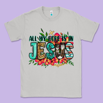All My Hope Is In Jesus Classic Tee Designed By Jasminsmagicworld