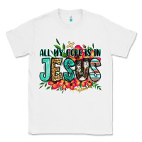 White all my hope is in jesus Classic Tee - Jasminsmagicworld
