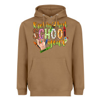 Toasted Coconut rockin that school year Heavyweight Hoodie - NancyCooperArtShop