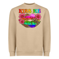 Lgbtq Kiss Me Heavyweight Sweatshirt | Teevron