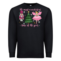Black the most wonderful time of the year Premium Sweatshirt - MaliasSmallBusiness