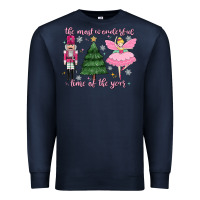 Navy the most wonderful time of the year Premium Sweatshirt - MaliasSmallBusiness