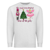 Oatmeal Heather the most wonderful time of the year Premium Sweatshirt - MaliasSmallBusiness