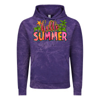 Cloud Purple hello summer Vintage Hoodie - Zillion Design Studio