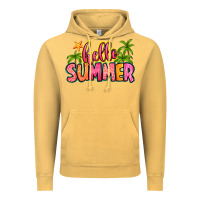 Vintage Mustard hello summer Vintage Hoodie - Zillion Design Studio