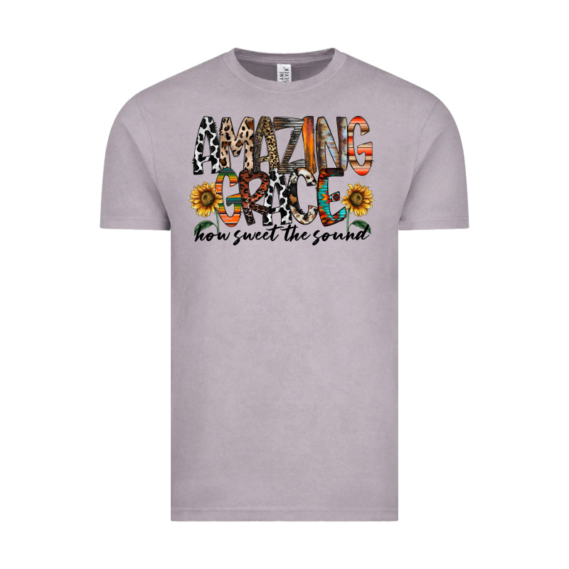 Amazing Grace How Sweet The Sound Vintage Tee by RacoonDesign | Teevron