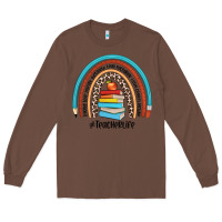 Chestnut #teacherlife Long Sleeve Tee - JahusDesignShop