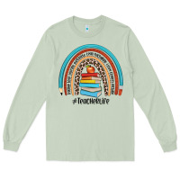 Matcha #teacherlife Long Sleeve Tee - JahusDesignShop