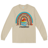 Mushroom #teacherlife Long Sleeve Tee - JahusDesignShop