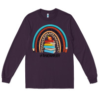 Plum #teacherlife Long Sleeve Tee - JahusDesignShop
