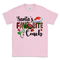 Bubblegum Pink santa's favorite coach Classic Tee - AdoDesignShop