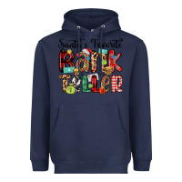 Navy santa s favorite bank teller Heavyweight Hoodie - MaliasSmallBusiness