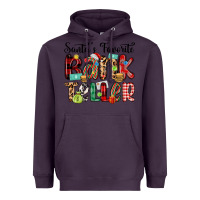Plum santa s favorite bank teller Heavyweight Hoodie - MaliasSmallBusiness