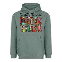 Sage santa s favorite bank teller Heavyweight Hoodie - MaliasSmallBusiness
