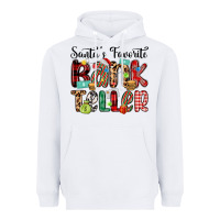 White santa s favorite bank teller Heavyweight Hoodie - MaliasSmallBusiness