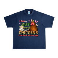 Navy i can buy myself chickens i can hatch my own eggs Urban Heavy Tee - JahusDesignShop