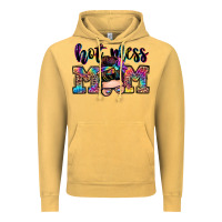 Vintage Mustard hot mess mom messy bun Vintage Hoodie - Zillion Design Studio