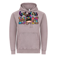 Vintage Zinc hot mess mom messy bun Vintage Hoodie - Zillion Design Studio
