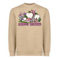 Mushroom Happy Easter teeth Heavyweight Sweatshirt - OliviaCreatesArt