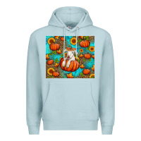 Blue Mist fall pumpkin lamb Premium Hoodie - Jasminsmagicworld