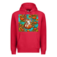 Cardinal fall pumpkin lamb Premium Hoodie - Jasminsmagicworld
