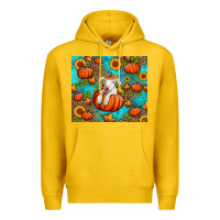 Lemon fall pumpkin lamb Premium Hoodie - Jasminsmagicworld
