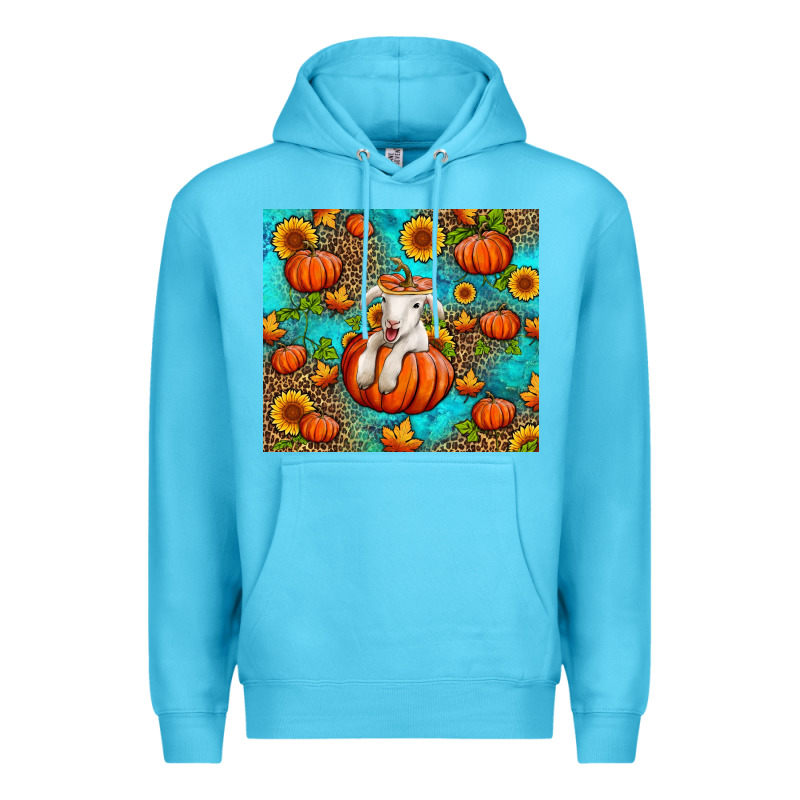 Fall Pumpkin Lamb Premium Hoodie by Jasminsmagicworld | Teevron