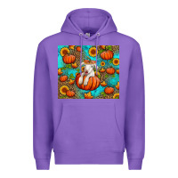 Purple fall pumpkin lamb Premium Hoodie - Jasminsmagicworld