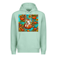 Seafoam fall pumpkin lamb Premium Hoodie - Jasminsmagicworld