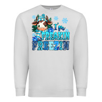 Dove Grey I'm freakin freezin Premium Sweatshirt - MaliasSmallBusiness