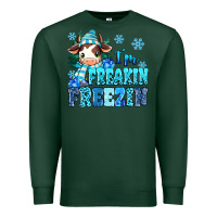 Sports Green I'm freakin freezin Premium Sweatshirt - MaliasSmallBusiness