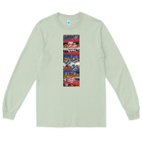 Matcha usa flag and western patterns  penwraps 1 Long Sleeve Tee - Artiststas