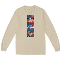 Mushroom usa flag and western patterns  penwraps 1 Long Sleeve Tee - Artiststas