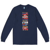 Navy usa flag and western patterns  penwraps 1 Long Sleeve Tee - Artiststas