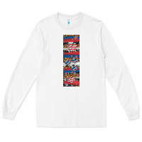 White usa flag and western patterns  penwraps 1 Long Sleeve Tee - Artiststas