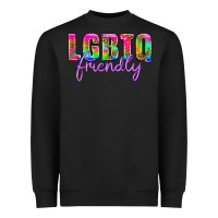 Black lgbtq friendly Heavyweight Sweatshirt - HRA Design Shop