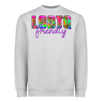 Heather Grey lgbtq friendly Heavyweight Sweatshirt - HRA Design Shop