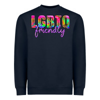 Navy lgbtq friendly Heavyweight Sweatshirt - HRA Design Shop