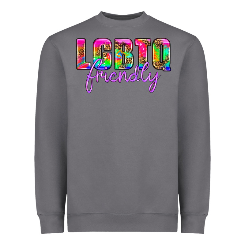 Lgbtq Friendly Heavyweight Sweatshirt by HRA Design Shop | Teevron