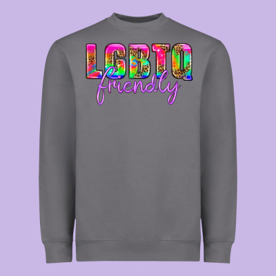 Lgbtq Friendly Heavyweight Sweatshirt Designed By Hra Design Shop