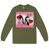 Lotus Heart Cow Valentine Long Sleeve Tee | Teevron