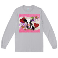 Moon Dust lotus heart cow valentine Long Sleeve Tee - AdoDesignShop