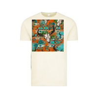 Vintage Arctic western bull skull seamless pattern Vintage Tee - HRA Design Shop