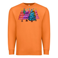 Carrot christmas trees and lights Premium Sweatshirt - MaliasSmallBusiness