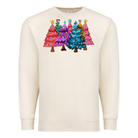 Sandshell christmas trees and lights Premium Sweatshirt - MaliasSmallBusiness