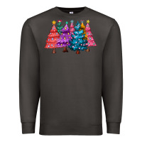 Smoke christmas trees and lights Premium Sweatshirt - MaliasSmallBusiness