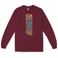 Burgundy usa flag and mom penwraps Long Sleeve Tee - Artiststas